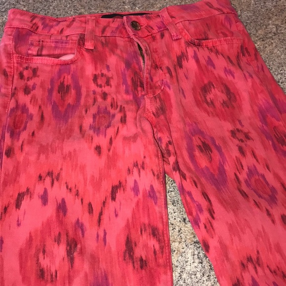 Joe’s Skinny Ankle Jeans in Geranium Tribal -sz 26 - Picture 3 of 7